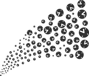 clock source stream vector image