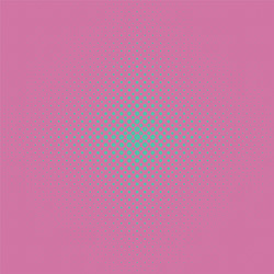 color abstract repeating halftone dot pattern vector image