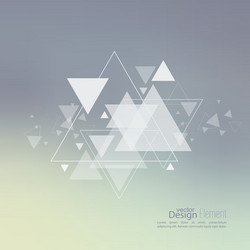 Dynamic Triangular Debris vector image