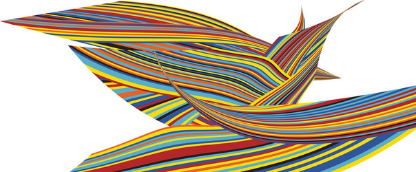 zebra pop abstract stripe pattern vector image