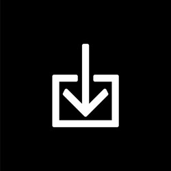 login icon for simple flat style ui design vector image