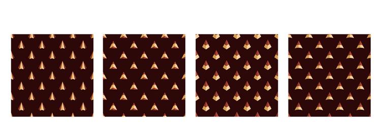 set of four abstract seamless patterns vector image