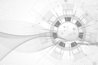 geometric abstract background with connected lines vector image
