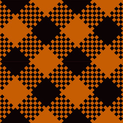 halloween tartan seamless pattern vector