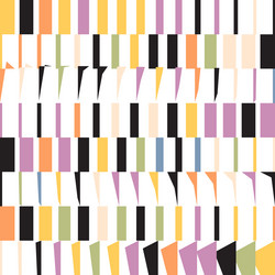geometric artwork pattern with vertical columns vector image