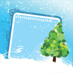 tree with frame vector image