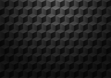 cube pattern background 3d geometric shapes vector image