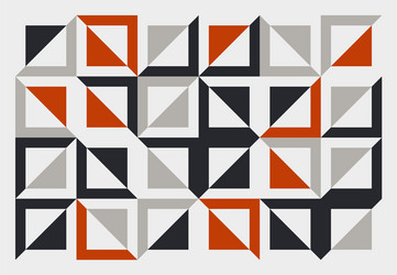 triangle abstract pattern design vector image