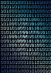 binary code digital numbersbackground vector image