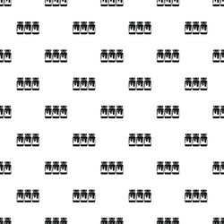 three gouache in jar pattern simple style vector image
