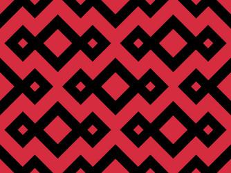 zigzag seamless pattern with black and red color vector image