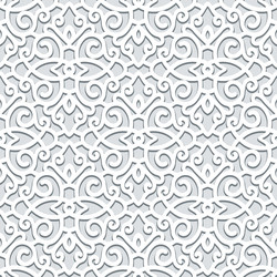 Elegant Scrollwork Pattern vector image