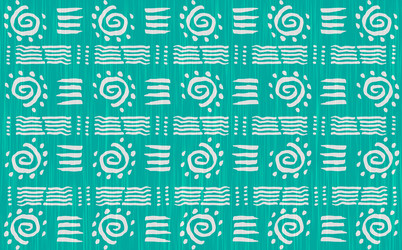 african wax print fabric ethnic tribal ornament vector