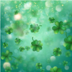 Abstract bokeh blur template with - trifolium vector