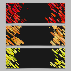 abstract diagonal rounded stripe pattern banner vector