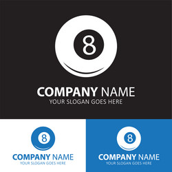 billiards ball pool icon for web and mobile vector