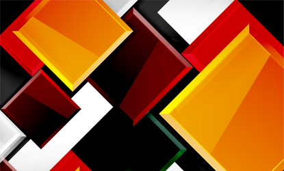 colorful square and rectangle blocks background vector image