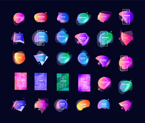 gradient color background colored fluid splash vector image