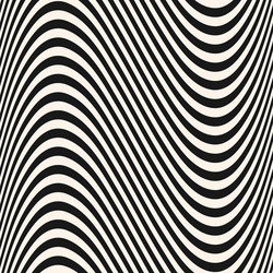 horizontal curved wavy lines seamless pattern vector image