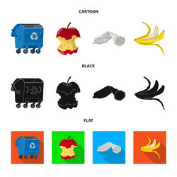 design of dump and sort logo set vector image