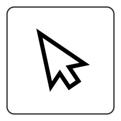 Pointer Cursor Icon vector image