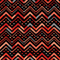 Abstract colorful coral zigzag line pattern vector