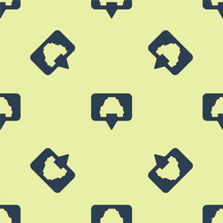 blue map pointer with taxi icon isolated seamless vector image