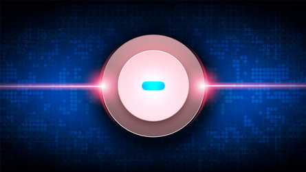 technology background with hi-tech digital data vector image