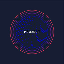 abstract background with dynamic waves vector image