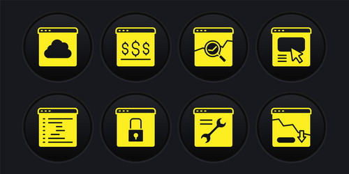 set browser window secure your site with https vector image