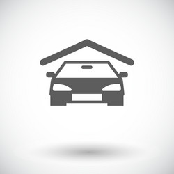 Garage icon vector