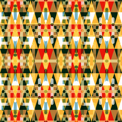 small abstract seamless colored pattern in retro vector image