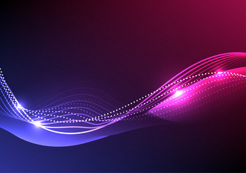 abstract background with line curve futuristic vector image