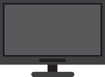 monochromatic computer technology work device vector image