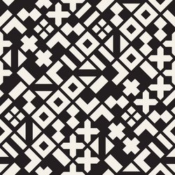 Random shapes seamless pattern modern vector
