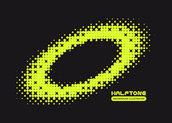 Retro Halftone Pattern vector image