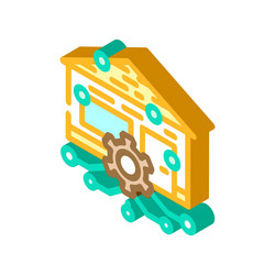 smart home automation ai integration isometric vector image