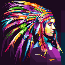 African Tribe Headdress Vector Images (over 110)