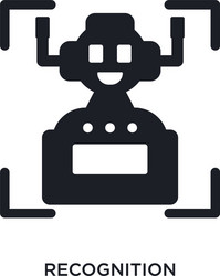 recognition isolated icon simple element from vector image