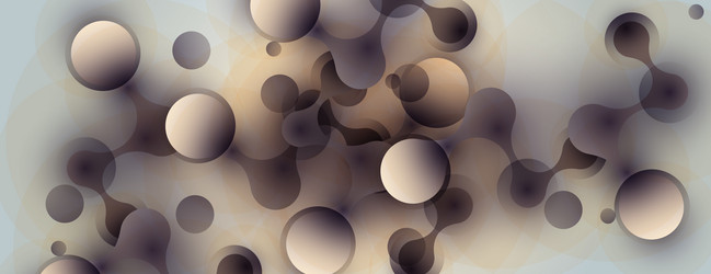 abstract pattern molecule connection design vector image