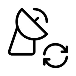 Reloading software on satellite network isolated vector