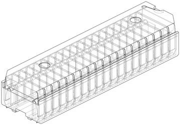 3d microchip rendering vector