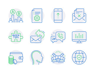 business icons set included icon as music making vector