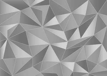 Grayscale Triangles 3D Background vector