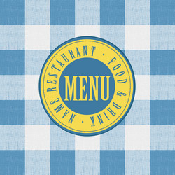 Menu for a cafe or restaurant vector