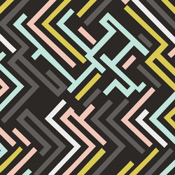 abstract background with a maze style pattern vector image