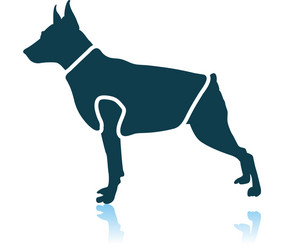 dog cloth icon vector