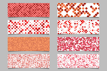 Abstract modern diagonal rounded square pattern vector
