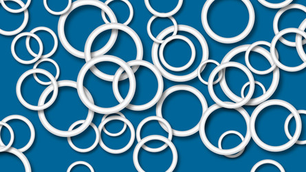 abstract background rings with shadows vector image