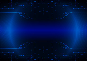 circuit technology background with hi-tech digital vector image
